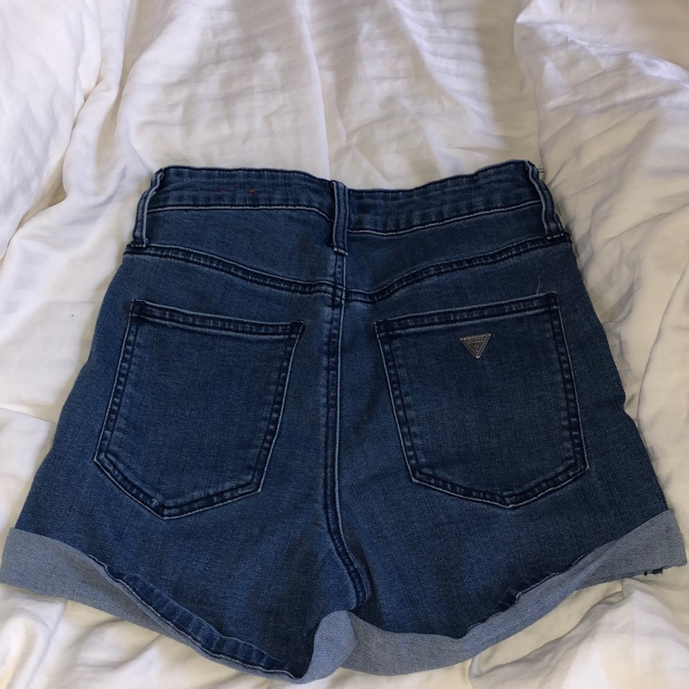 GUESS Highwaisted Jean Shorts